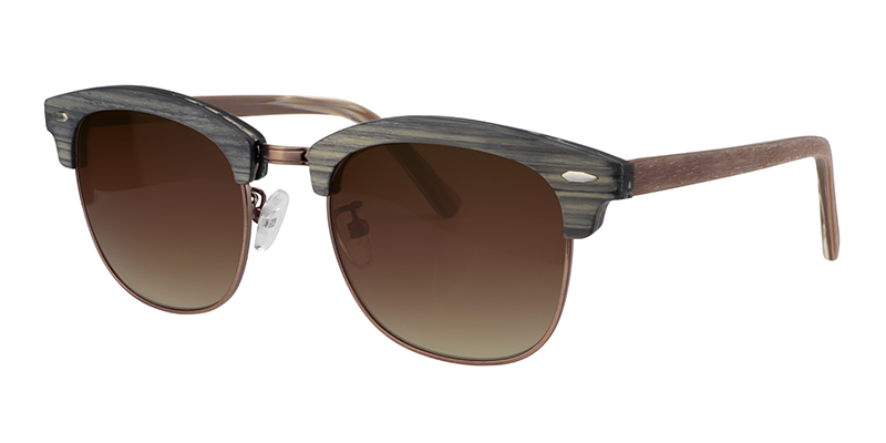 Browline Gray Sunglasses | Zeelool Sunglasses Online2