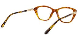 Gayle Cateye Amber Glasses4