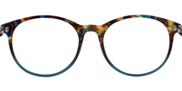 Stewart Round Blue Tortoise Glasses5