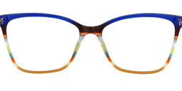 Ashley Rectangle Blue Glasses5