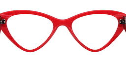 Esther Cat Eye Red Glasses5