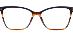 Ashley Rectangle Red Glasses4