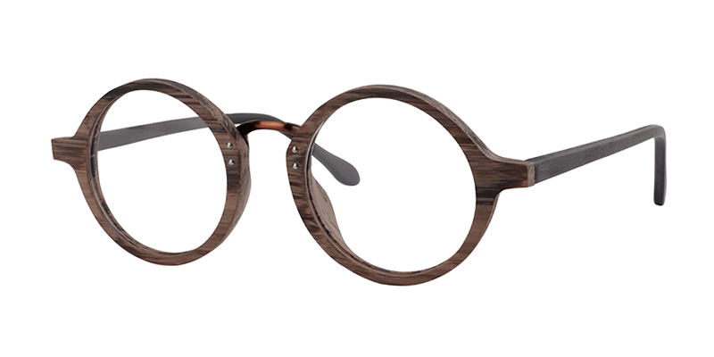 Round Brown Glasses | Zeelool Eyeglasses Online2