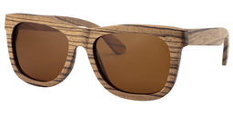Dewey Rectangle Brown Sunglasses2