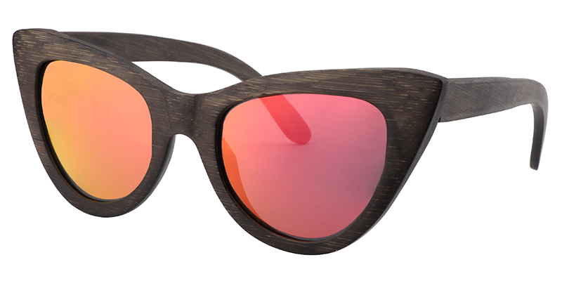 Cateye Wood Sunglasses | Zeelool Cateye Sunglasses2