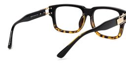 Georgiana Square Tortoise Glasses4