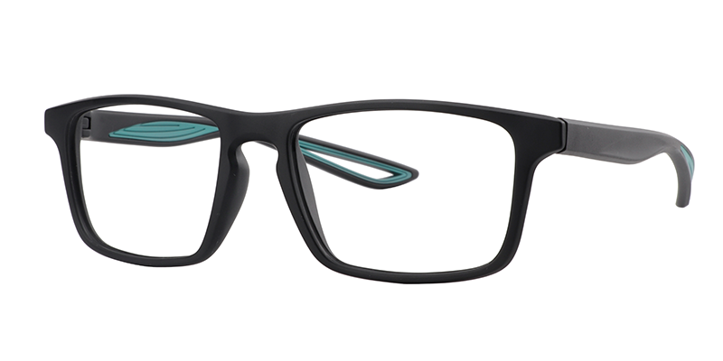 Rectangle Blue Glasses | Zeelool Eyeglass Frames2
