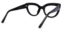 Caren Cateye Black Glasses4
