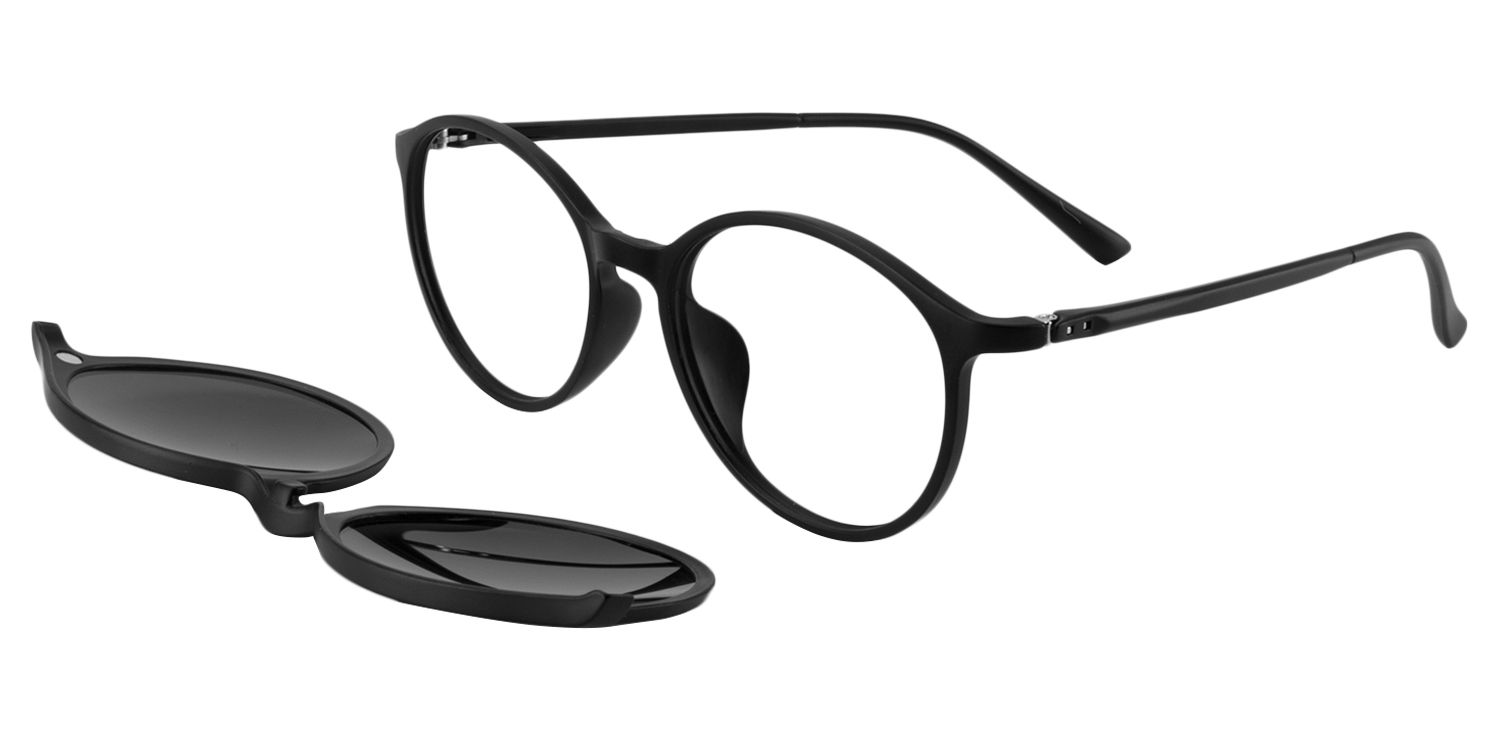 Round Black Glasses | Zeelool Glasses4