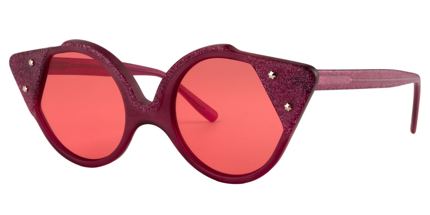 Cat eye Red Sunglasses | Zeelool Sunglasses3