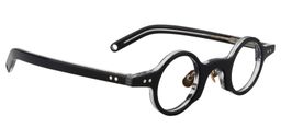 Xilla Black Round Glasses2