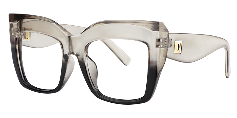 Cat Eye Gray Glasses | Zeelool Optical Online2