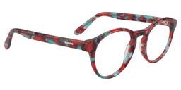 Caitlyn Round Red Floral Glasses3