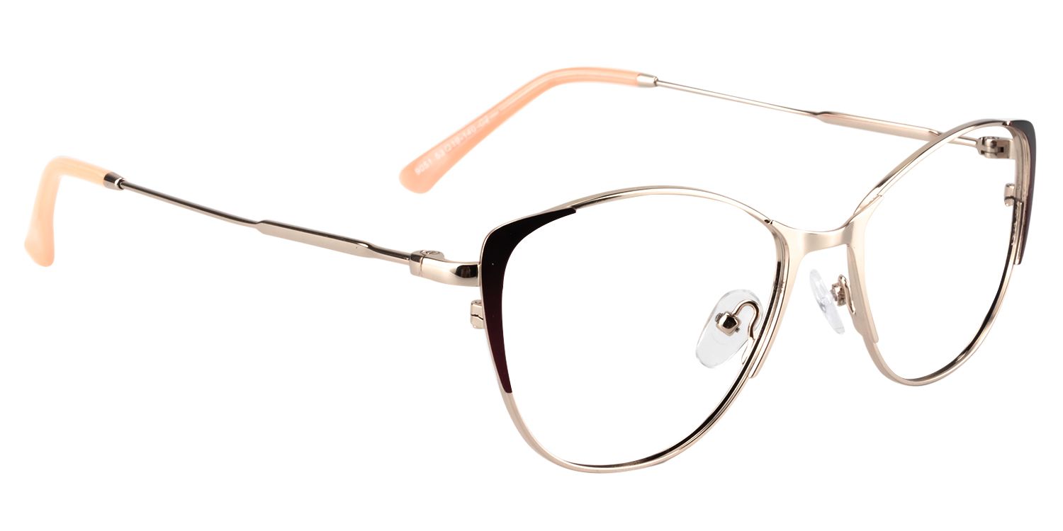 Cat eye Silver Glasses | Zeelool Glasses3