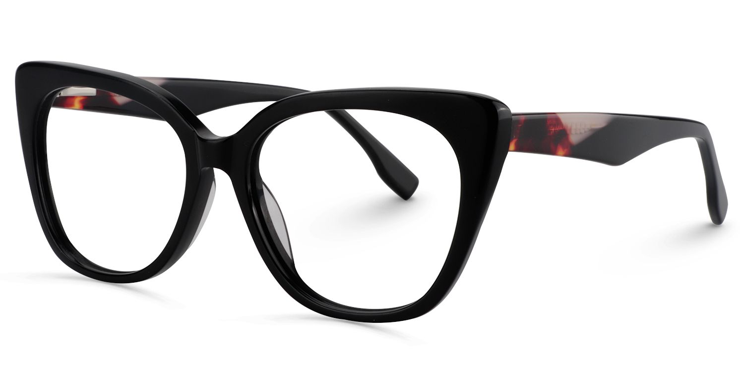 Square Black Glasses | Zeelool Glasses2