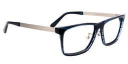 Arkell Rectangle Dark-Blue Glasses3