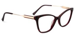 Calista Cat eye Red Tortoise Glasses2