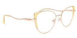 Hawraa Cateye Yellow Glasses2