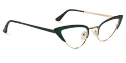 Mignon Cateye Green Glasses2