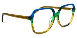 Lollipop Square Blue-Brown Glasses2