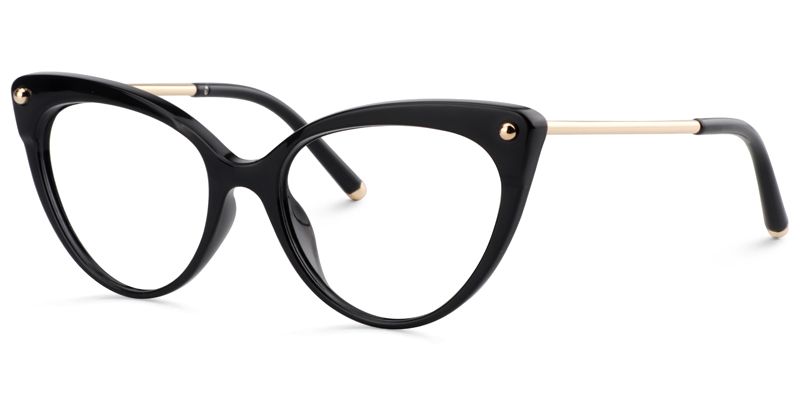 Cat Eye Black Glasses | Zeelool Eyeglasses3