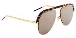 Ava Geometric Gold Sunglasses2