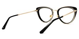 Blinda Cateye Black Glasses4