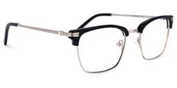 Simmons Browline Black Glasses2