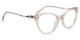Calypso Cat Eye Beige Glasses2