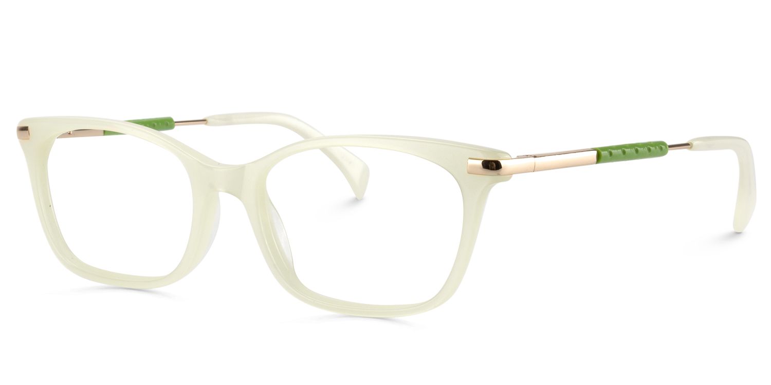 Rectangle Beige Glasses | Zeelool Glasses2