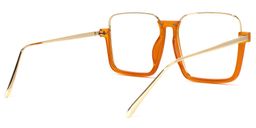 Velez Square Orange Glasses4