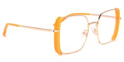 Joselyn Square Orange Glasses2