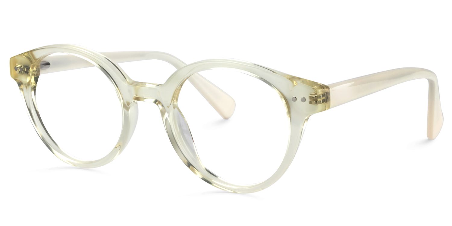 Round Yellow Glasses | Zeelool Glasses2