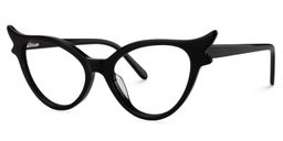 Judy Cat Eye Black Glasses2