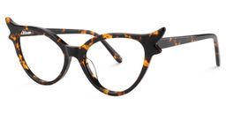 Judy Cat Eye Tortoise Glasses1