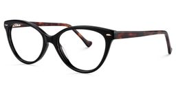 Carlos Oval Black Glasses2