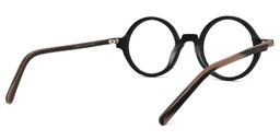 Otto Round Black Glasses3