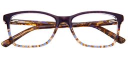Cecilia Floral Rectangle Glasses13