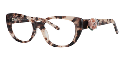 Audrey Cateye Light Tortoise Glasses2