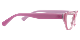 Isabella Rectangle Bright Pink Glasses4