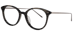 Jocelyn Round Black Glasses2