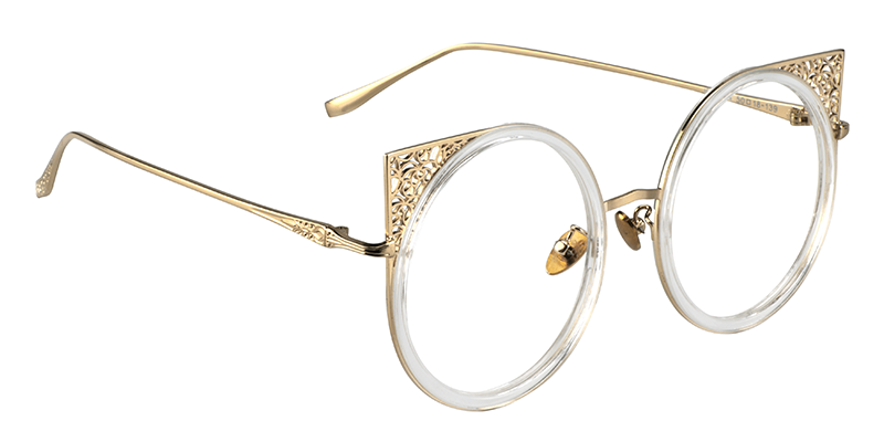 Round Gold Eyeglasses3
