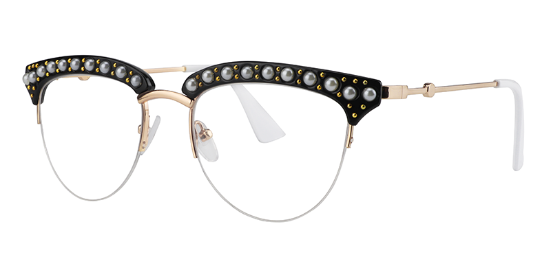 Browline Black Glasses2