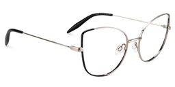 Carlton Cat Eye Silver Glasses3