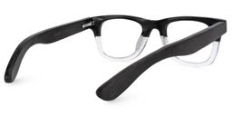 Mullane Square Black-Clear Glasses4