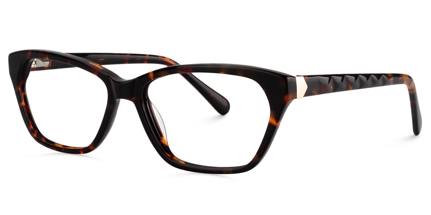 Rectangle Tortoise Glasses | Zeelool Glasses2
