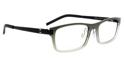 Anastasia Rectangle Dark-Green Glasses2