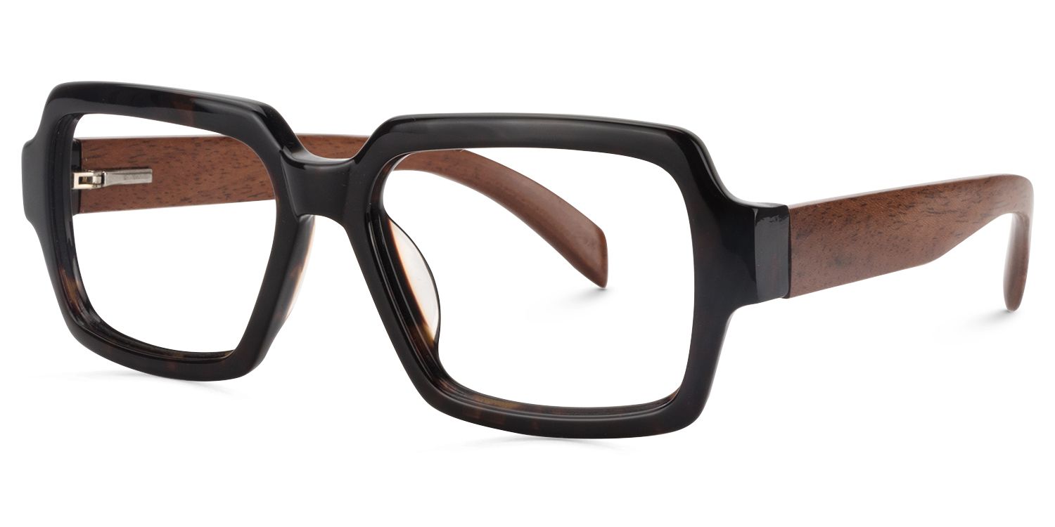 Rectangle Black Glasses3
