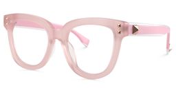 Cashlin Round Pink Glasses2