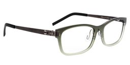 Antonia Rectangle Dark-Green Glasses3